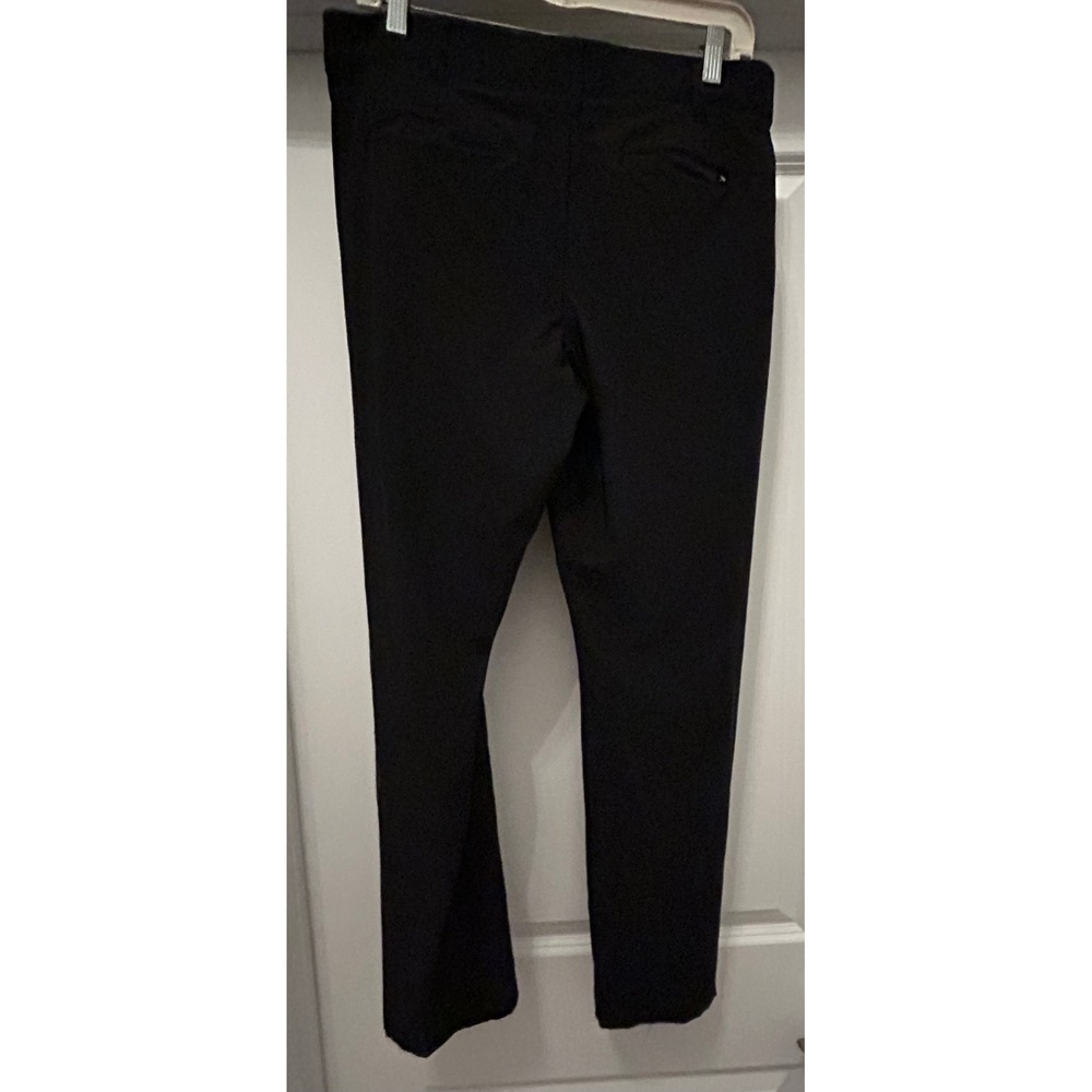 Birdie & Bound Mens Black Golf Pants Flat Front Zipper Pocket Size‎ 32x30ck